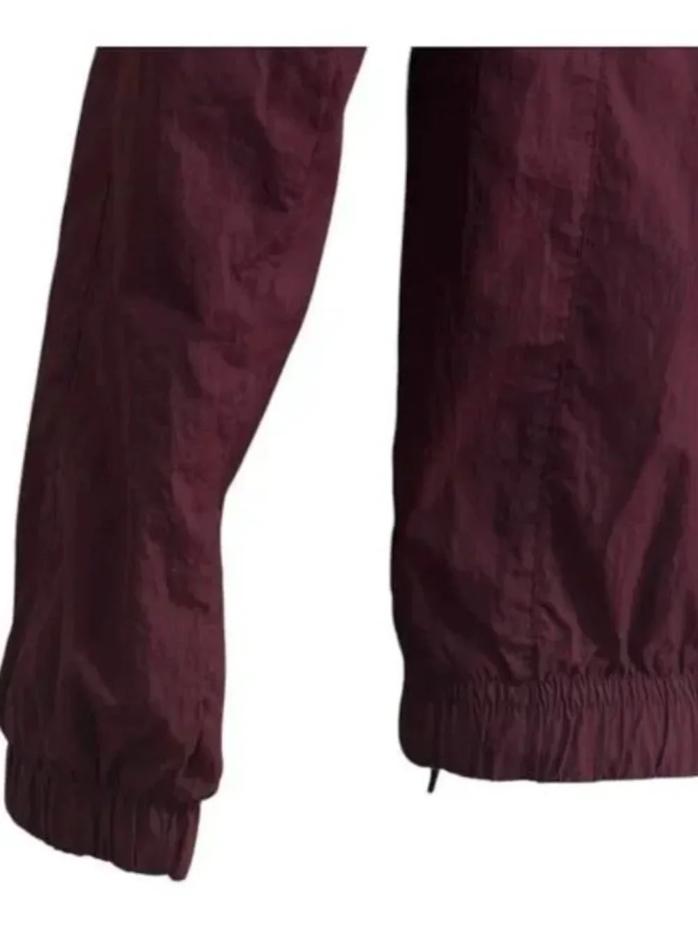Pre-owned Nike Men's Vintage Maroon Windbreaker Flight Jacket Size XS Casual
